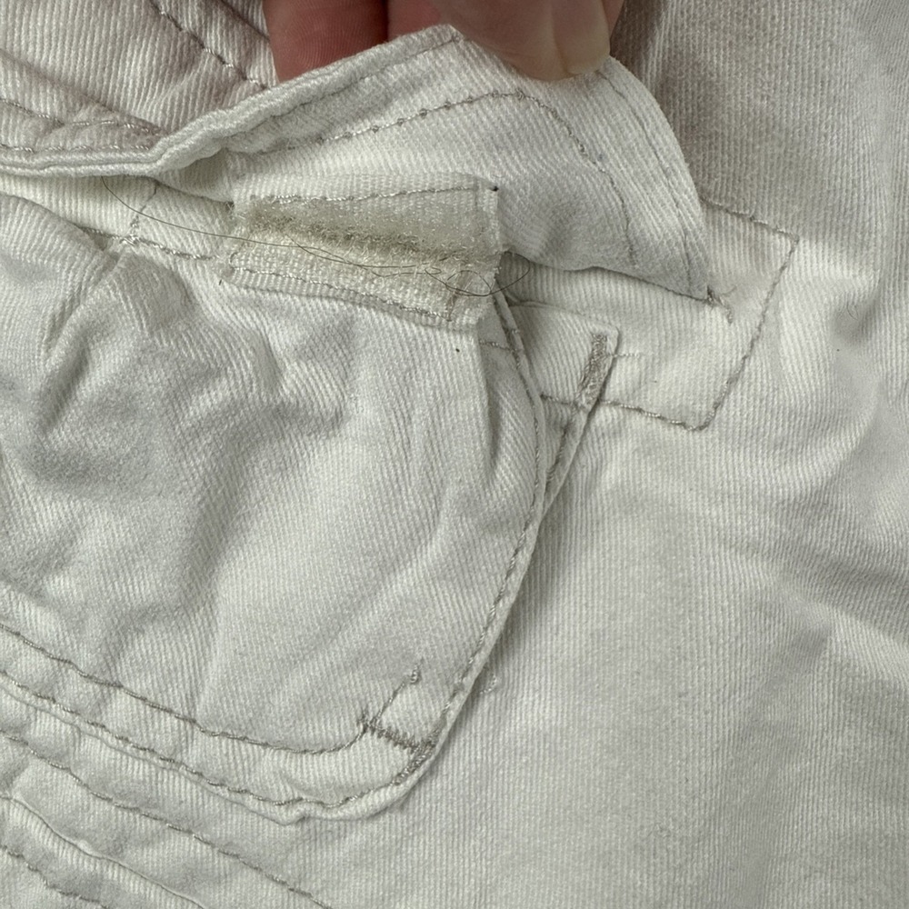 Ocean Pacific OP Cargo Shorts Mens 40 White Utility‎ Baggy Skater 90s Y2K Casual - Picture 4 of 13